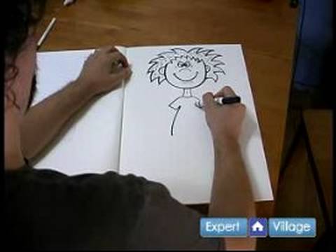Çizgi Film Karakterleri Çizmek İçin Nasıl: Gövde Bir Çizgi Film Karakteri Çizerken Ekleme Resim 1