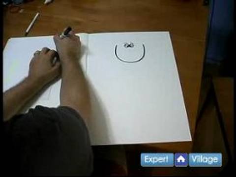 Çizgi Film Karakterleri Çizmek İçin Nasıl: Kaşları Ve Öğrenciler Üzerinde Bir Çizgi Film Karakteri Çizmek İçin Nasıl Resim 1