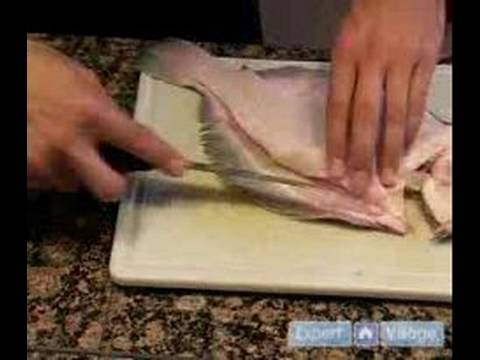 Balık Yemekleri: Temizlik Ve Yassı Balık Adım 2 Fileto İçin Hazırlık Resim 1