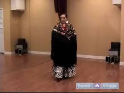 Flamenko Dans Yapılır: Nasıl Büyük Bir Şal İle Flamenco Dance