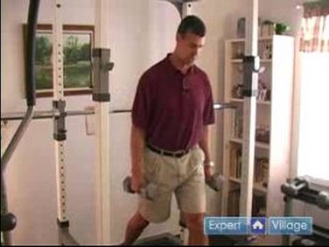 Nasıl Egzersiz Serbest Ağırlık İle Yapılır: Tek Bacak Dumbbell Lunges Serbest Ağırlık Egzersiz Resim 1