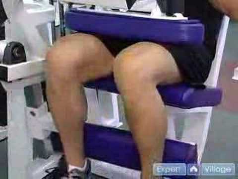 Spor Salonunda Egzersiz Kullanılacak Makineleri Nasıl: Spor Salonunda Oturmuş Hamstring Egzersiz Makinesi Kullanma Resim 1