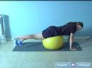 Alt Vücut İçin Fizyo Topu Egzersizleri : Hamstrings Ve Kalçalar İçin Top Kalça Uzantıları Fizyo  Resim 4