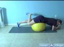 Alt Vücut İçin Fizyo Topu Egzersizleri : Kalça Fizyo Topu İle Egzersizler  Resim 3