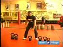 Kettlebell Eğitim Çalışmaları: Kettlebell Dövüş Sanatları Güç İçin Temiz Ve Yumruk Egzersiz Tuşuna Basın Resim 4