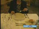 Akşam Yemeği Görgü Ve Uygun Masa Adabı: Bir Bıçak Kıta Stil Kullanmak İçin Uygun Görgü Kuralları Resim 3