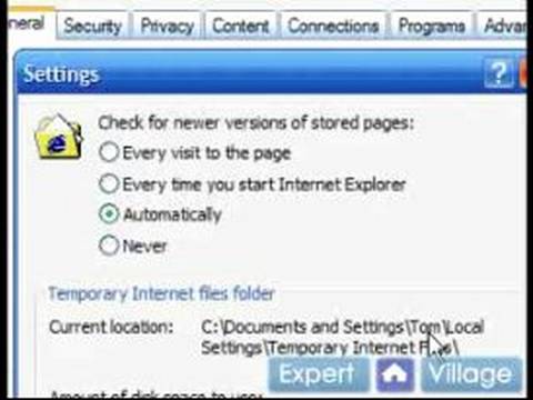 Internet Explorer 7 İçin Internet Explorer 7 Üzerindeki Geçici Internet Dosyalarını Silmek İçin Nasıl  Resim 1