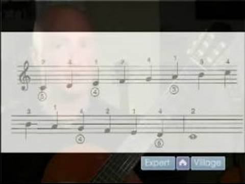 Ara Klasik Gitar Teknikleri: Kapalı C Major Ölçekli Klasik Gitar Resim 1