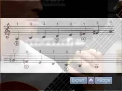 Ara Klasik Gitar Teknikleri: Melodik Küçük Ölçekli Egzersizleri Klasik Gitar İçin Kapalı.