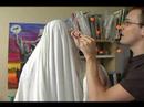 Nasıl Bir Hayalet Halloween Kılık Yapmak: Mark Hayalet Eyeholes Tablolarında Yapılır Resim 3