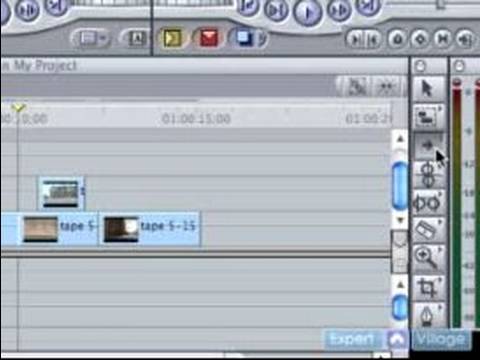 Final Cut Pro 5 Öğretici Video Düzenleme : Final Cut Pro 5 Parçayı Seç Aracını Kullanarak  Resim 1
