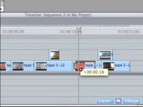 Final Cut Pro 5 Öğretici Video Düzenleme : Final Cut Pro 5 Ripple Aracını Kullanarak  Resim 1