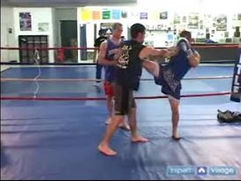 Karışık Dövüş Sanatları Ve Muay Tay Kickboks: Nasıl Bir Tekme Kickboks İçinde Yakalamak İçin Resim 1