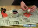 Paskalya El Sanatları Çocuklar İçin: Nasıl Yumurta Kağıt Mendil İle Süslemeleri Resim 3