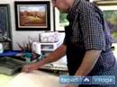 Sulu Boya İle Resim : Suluboya Resim Yapmak İçin Kağıt Ve Tahta Hazırlanıyor 
