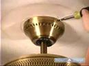 Tavan Vantilatörleri Kurulur: Nasıl Tavan Fan Teller Gizlemek Ve Tavan Fan Baz Kapak Eklemek İçin Resim 4