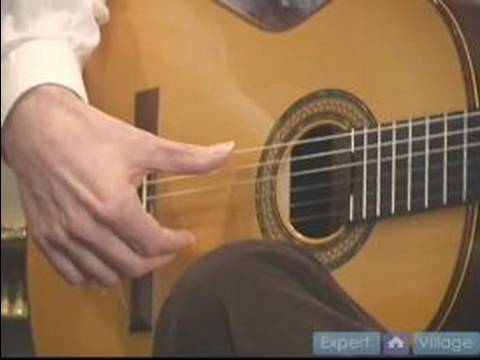Nasıl Flamenko Gitar : Flamenko Gitar Başparmak Dinlenme İnme 