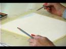 Suluboya Zahmetli İle Yapılır: Aquarelle Sulu Boya Kalemleri Kullanarak Bir Hillside Çizmek İçin Nasıl Resim 3