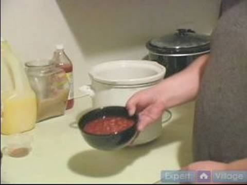 Yemek Tarifleri Kolay Güveç Kabı: Chili Bir Güveç Tencerede Pişirmek Resim 1