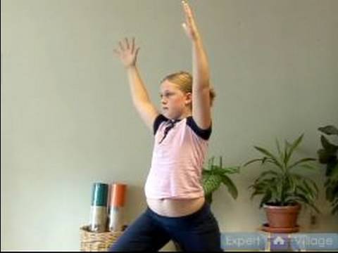 Çocuklar İçin Yoga Ve Meditasyon Öğretmek İçin Nasıl : 1 Yoga Savaşçı Poz Çocuklara Öğretmek İçin Nasıl 