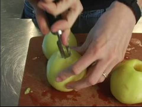 Elma Dolması Yapmak Nasıl Pişmiş: Çekirdek Ve Trim Elma İçin Pişmiş Elma Tarifi Resim 1
