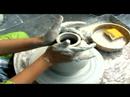 Nasıl Çanak Çömlek Yapmak İçin : Elektrikli Tekerlek Üzerinde Kil Çömlek Nasıl Şekil: Bölüm 1