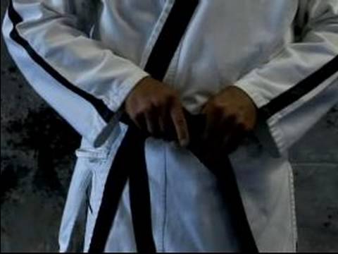 Dövüş Sanatları Kemer Kravat Nasıl Dövüş Sanatları Temel Taekwondo : 