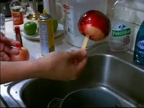 Elma Şekeri Nasıl Yapılır : Şurup Dip & Roll Elma Şekeri 