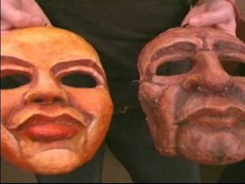 Nasıl Yapmak Ve Tiyatro Maskeleri Kullanın: Commedia Dell Arte Tiyatro Maskeleri