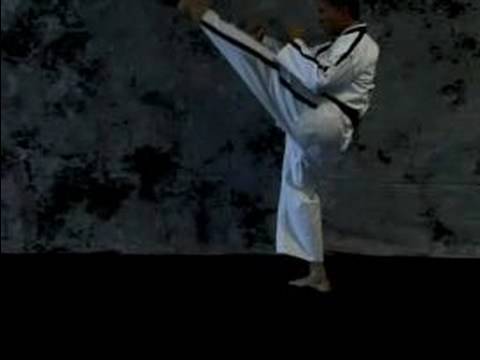 Taekwondo Dövüş Sanatları Bir Yan Tekme Nasıl Dövüş Sanatları Temel Taekwondo :  Resim 1