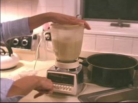Ev Yapımı Tavuk & Patates Çorbası Tarifi : Patatesleri Püre İçin Blender Ayarları 