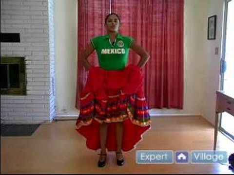 Geleneksel Meksika Dans Hareketleri : Geleneksel Meksika Dans Temel Döner  Resim 1