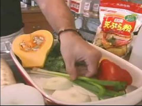 Hızlı & Kolay, Geleneksel Bir Japon Yemeği : Tempura Sebze İçin Malzemeler 
