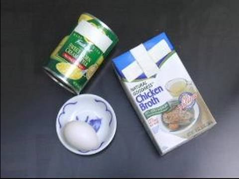 Hızlı Nasıl Pişirilir & Kolay Çince Tarifler : Çin Mısır Çorbası İçin Malzemeler 