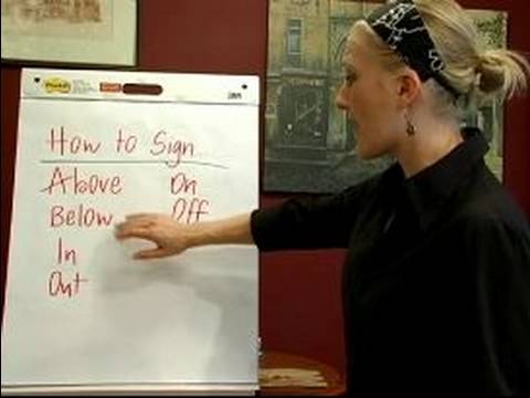 İşaret Dili Dersleri: Ortak Deyimler: Karşıtların İmzalama: Temel İşaret Dili