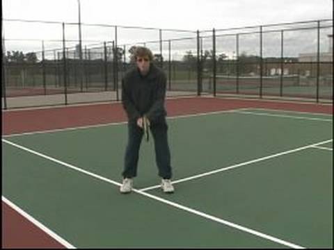 Oyuncular Başlangıç İçin Tenis Dersleri : Tenis Hazır Pozisyonu  Resim 1