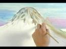 Boya Manzara Nasıl : Manzara Boyama Karla Kaplı Bir Dağ Boya Nasıl  Resim 4