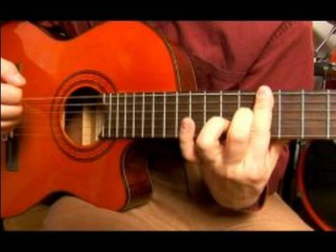B Düz Bossa Nova Gitar Majör : Si Bemol Majör Bossa Nova Guitar Şarkı 5 Ve 6 Önlemler  Resim 1