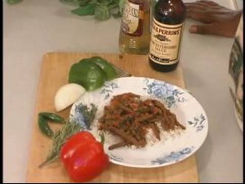 Creole Soslu Biftek Tarifi Nasıl Pirinç Hizmet Creole Soslu Biftek İle 