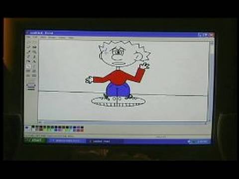 Çizgi Film Microsoft Paint'te Çizim Yapmak Nasıl: Nasıl Çizgi Filmlerde Microsoft Boya Renk Resim 1