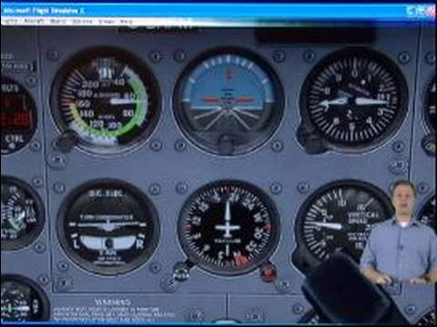 Microsoft Flight Simulator X Kullanmak Nasıl: Microsoft Flight Simulator Aletler Kullanarak Resim 1