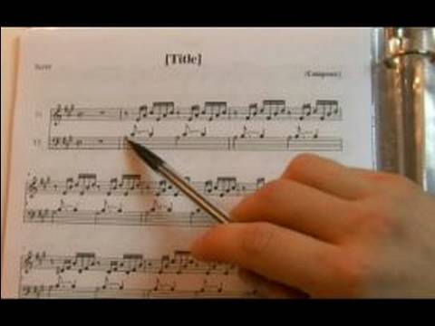 Nasıl Klasik Müzik Okumak İçin: A Anahtar: Bir Binbaşı Measures1-3'te Klasik Müzik Resim 1