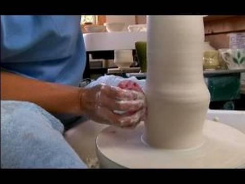 Nasıl Seramik Bardak Ve Vazo Yapmak: Büyük Çömlek Silindir Şekillendirme Resim 1