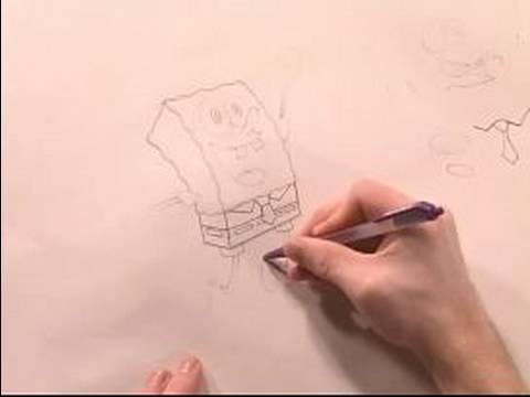 Spongebob Squarepants Beraberlik İçin Nasıl : Spongebob Squarepants Bacaklarını Çizmek İçin Nasıl  Resim 1