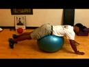 Fitness İpuçları Ve Nasıl Bir İstikrar Topu Kullanın: Kol Ve Bacak Uzantıları Üzerinde Bir Physioball Karşısında