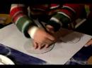 Çocuklar İçin Noel El Sanatları Yapım: Daireler Beyaz Kağıt Üzerinde Noel El Sanatları İçin Çocuklar İçin Yaptığını. Resim 3