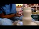 Nasıl Seramik Bardak Ve Vazo Yapmak: Büyük Çömlek Silindir Şekillendirme Resim 3