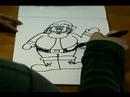 Noel Karakter Karikatür Çizmek İçin Nasıl: Nasıl Bir Ayarı İçin Santa Beraberlik İçin Resim 3
