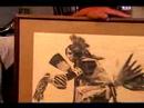 Nasıl Geleneksel Navajo Boya İçin Sanat: Örnek Geleneksel Navajo Bir Kalem Çizim Sanat Resim 4