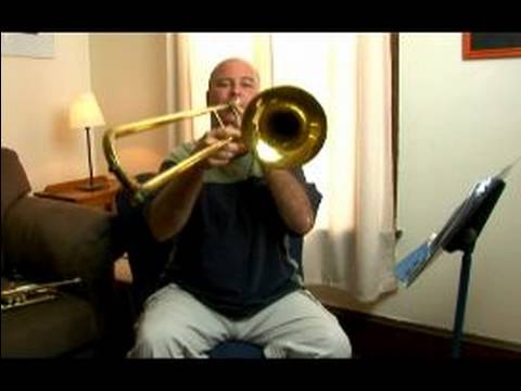 E Trombon Düz Ölçekler Oynamak İçin Nasıl Oyun Dersleri Trombon :  Resim 1